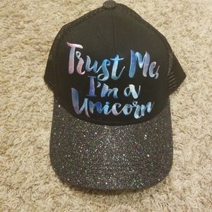 Sparkly unicorn Snapback hat
